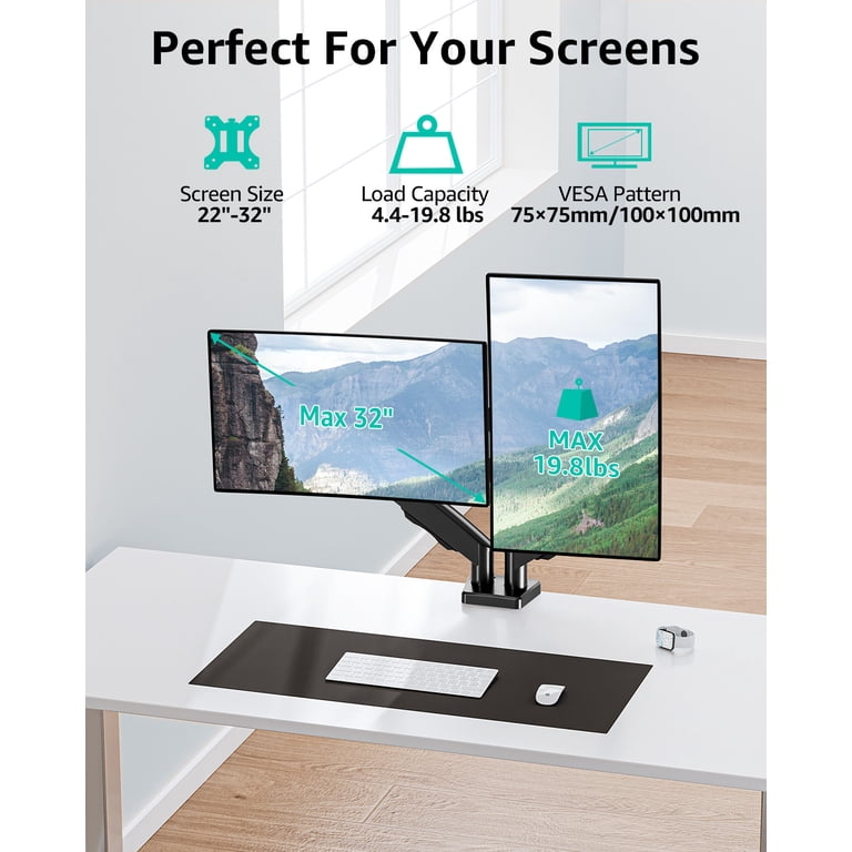 Mount Pro Dual Monitor Stand 22-32 Inch Gas Spring photo 5