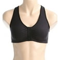 thumbnail image 3 of Amoena Womens Frances Front-Close Wire-Free Comfort Bra Style-2128, 3 of 4