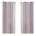 thumbnail image 1 of TFixol 2pc Curtain Simple Gradient Hollow-out Star Pattern Double Layer Blackout Bedroom Living Room Insulation Curtain, 1 of 6