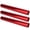 Red, variant on Yajisi Pro Aluminum Alloy Track Field Relay Batons 3-Pack Red 11.8 inches 30 cm for Student Racing Events