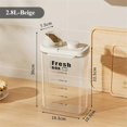 thumbnail image 2 of Airtight Food Storage Container Set - Moisture-Proof Kitchen Organizer with Measuring Cup, Fresh-Keeping Sealed Jars B, 2 of 4