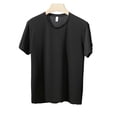 thumbnail image 2 of Mens Quick Dry Short Sleeve O-Neck T-shirt Undershirt Blouse Muscle Fitness Top, 2 of 9