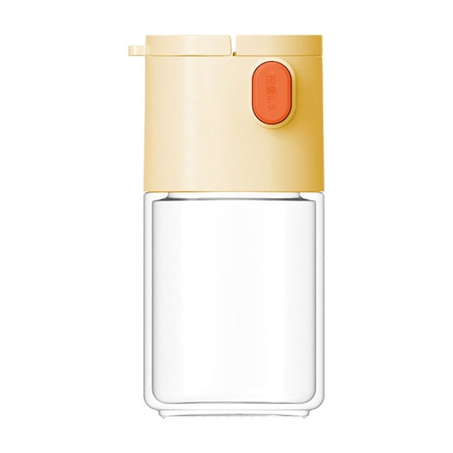 Juego de botellas de condimento de vidrio | Preciso 0,5 g por prensa Dispensador de especias | Frasco de almacenamiento sellado a prueba | Diseño de compartimento transparente | Contenedor de cocina
