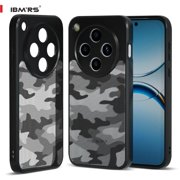 ( with wrist strap)IBMRS for Oppo Find X8 Phone Case,Non-Yellowing Shockproof Phone Cover, Anti-Scratch Clear Back camo