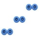 thumbnail image 3 of sweethay Cojín para auriculares, almohadillas para los oídos, reemplazo de auriculares para Studio Solo 2, azul Type1 NO1, 3 of 6