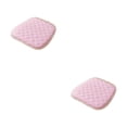 thumbnail image 4 of Wosthever Cojín para silla desmontable y lavable de 2 bolsas, algodón con memoria de resiliencia lenta para estar sentado durante mucho tiempo, Estilo - Rosa 2Conjunto, 4 of 6