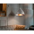 thumbnail image 2 of Angle- One Pendant Light 4ft Incandescent Bulb Grey/Silver/ Gold Finish for Kitchen, or Diningroom, 2 of 5