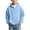 Light Blue, variant on Iyufng Quarter Zip Hoodies for Boys Waffle Texture Ribbed Cuff & Hem Relaxed Fit Daily School Long Sleeve Pullover Sweatshirt