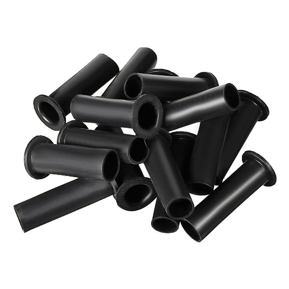 15pcs Strain Relief Cord Boot Protector Cable Sleeve Hose 54mm Long Black