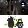 thumbnail image 4 of Luces LED de circulación nocturna, lámpara de pecho con carga USB, luz de advertencia de seguridad para correa de acampada al aire libre, 4 of 4