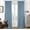 Dusty Blue, variant on DriftAway 100% Blackout Natural Linen Curtains for Bedroom 96 Inches Long Double Layer Drape Farmhouse Thermal Insulated 3 Inch Rod Pocket Back Tab Full Light Blocking