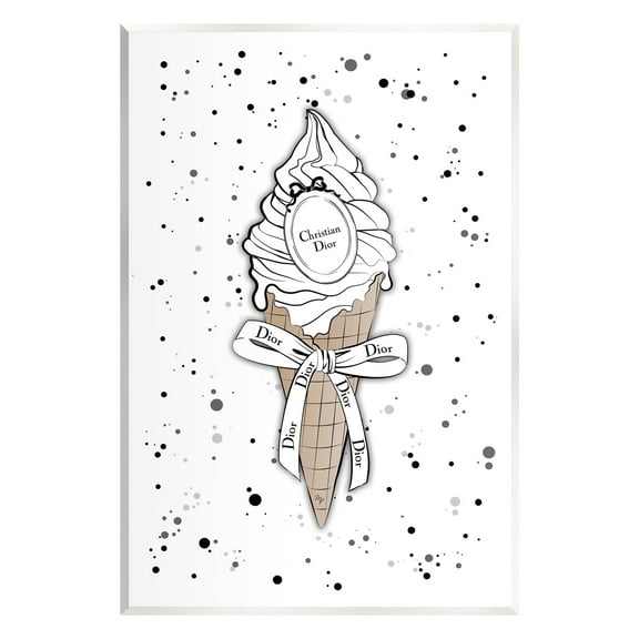 Stupell Industries Glam Brand Dessert Beauty & Fashion Painting Unframed Art Print Wall Art, 10 x 15