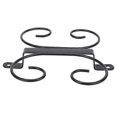 thumbnail image 4 of Wall Wine Glass Rack Upside Down Holder Hanging Shelf Home Kitchen Bar Decor Black, 4 of 5
