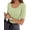 Light Green, variant on MOYIKO Womens Half Sleeve Scoop Neck Slim Fitted T Shirts Casual Basic Tees Summer Tops Clothes