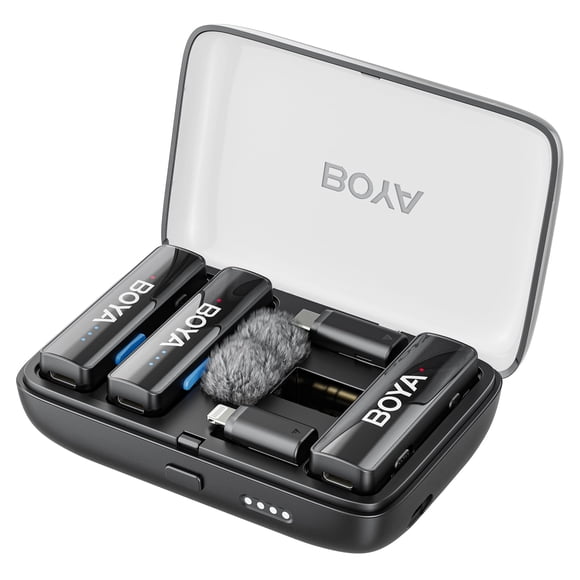Micrófono Lavalier inalámbrico BOYA BOYALINK 2 para iPhone