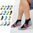 thumbnail image 2 of Men's Athletic Running Socks Thick Cushion Ankle Socks for Men Sport Low Cut Socks, 2 of 8