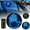 Blue, variant on 8 Modes Car Gesture Lights, Smart Ambient Mood Lighting with Remote Control 8 Mode Fun Finger Lights, Rechargeable LED Gesture Lights for SUV, Easy Install Kit, Funny Car Window LED Sign