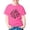 Hot Pink, variant on Girls Top Girl Kindness Day Graphic T Shirt Cute Short Sleeve Round Neck Tee for Kids Youth Children Top