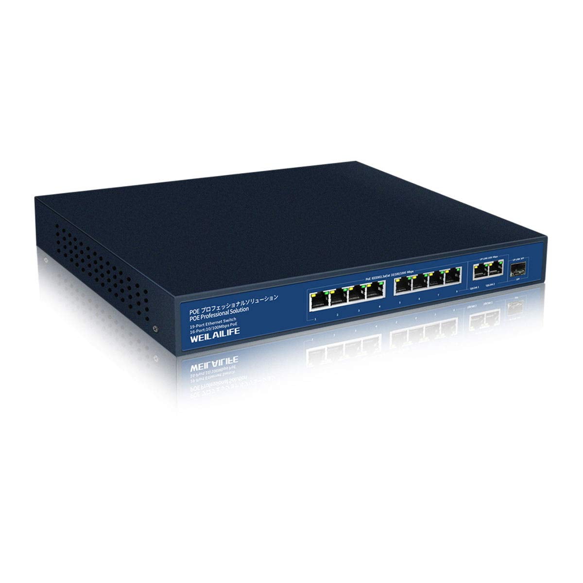 SIEYIO 2 Port 10/100/1000Mbps Network RJ45 LAN CAT6 Network Switch