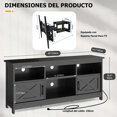 thumbnail image 2 of Mueble Para Tv 150cm Con Soporte Y Luces Y Toma De Corriente, 2 of 10