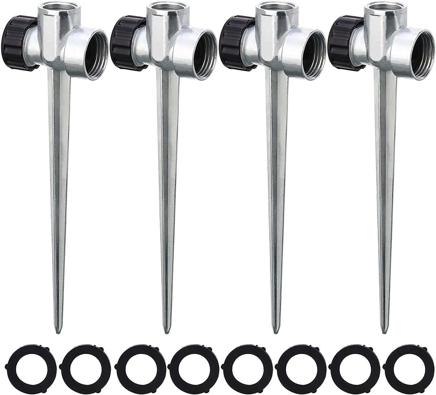 Buy Tool Daily Sprinkler Spike Base, 1/2 Inch Pipe Thread, Zinc Flow