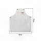 thumbnail image 2 of White Canvas Apron with Adjustable Straps, Cross-Back Design, and Three Pockets for Cooking and Baking, 2 of 5