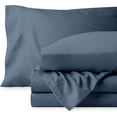 thumbnail image 2 of Washed King Sheet Set Premium UltraSoft Microfiber Bed Sheets Double Brushed Hypoallergenic Stain (King Washed Pebble Beach), 2 of 7