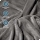 thumbnail image 2 of Bare Home Manta de Felpa de Microfibra 300 G/M², Suave y Afelpada, Gigante, Color Gris, 2 of 9