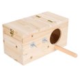 thumbnail image 1 of Bird Breeding Box Wooden Nesting Box House Warm Incubator Cage Pet Supplies, 1 of 9