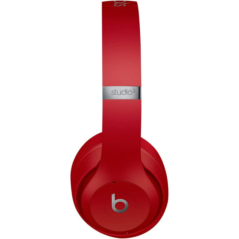 Restored Beats by Dre Headphones Dr. Ear Studio3 MX412LL/A Wireless (Refurbished) Red Over