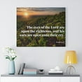 thumbnail image 2 of Scripture Walls Psalm 34:15 Eyes & Ears Of God Bible Verse Canvas Christian Wall Art Ready to Hang Unframed, 2 of 16
