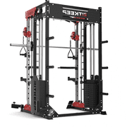 RitKeep PMAX 5600 Pro Home Gym Smith Machine, 6-in-1 Squat Rack Dual Cable Crossover
