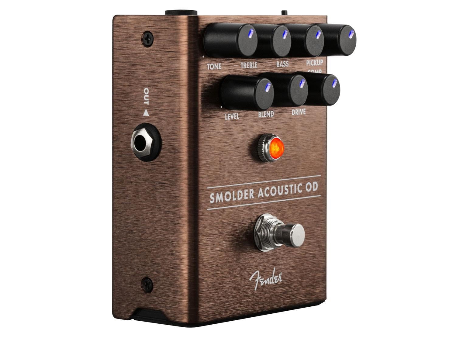 Fender Smolder Acoustic Overdrive Guitar Effects Pedal