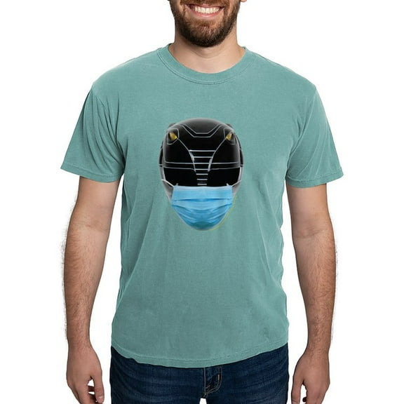 CafePress - Power Rangers Black Men's Comfort Colors® T Shirt - Mens Comfort Colors Shirt