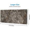 thumbnail image 3 of Black and Golden Marble Large Mouse Pad,Extended Gaming Desk Pad,Office Desk Mat,PC Laptop Non-Slip Pads for School Office Home and Game,31.5" x 12" -Blue Marble, 3 of 6