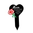 thumbnail image 4 of 3 Placas Conmemorativas De Corazón Con Estaca Para Tumba De Cementerio Funerario Al Aire Libre, 4 of 8