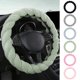 thumbnail image 1 of Cubierta de volante universal suave y cálida | Decoración de coche de invierno antideslizante | Se adapta a ruedas de 14-15 pulgadas | Aislamiento de pelusa densa | Fácil instalación, 1 of 7