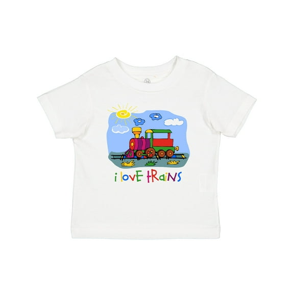 Inktastic I Love Trains Boys or Girls Baby T-Shirt