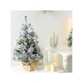 thumbnail image 5 of 30/40CM Christmas Tree Desktop Ornament Mini Snow Frost Xmas Gifts Decors, 5 of 5