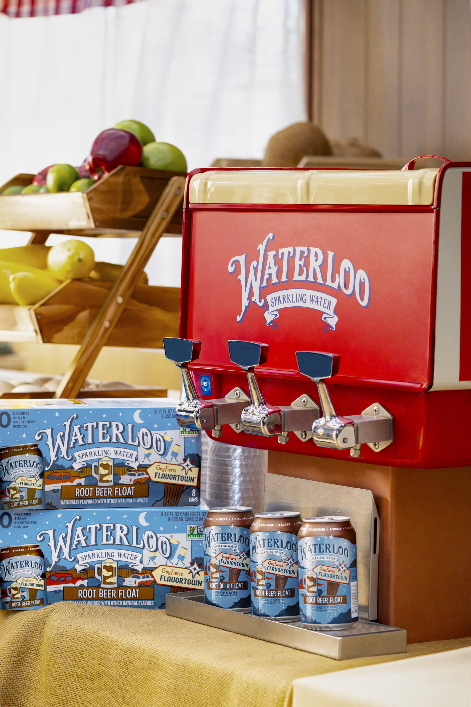 Waterloo Sparkling Water, Root Beer Float, 12 fl oz, 12 Pack Cans