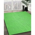 thumbnail image 3 of Ahgly Company Machine Washable Indoor Square Transitional Neon Green Area Rugs, 3' Square, 3 of 7