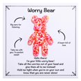 thumbnail image 1 of Abrazo de bolsillo Worry Bear, regalo para aliviar la ansiedad y el estrés, rojo, 1 of 6