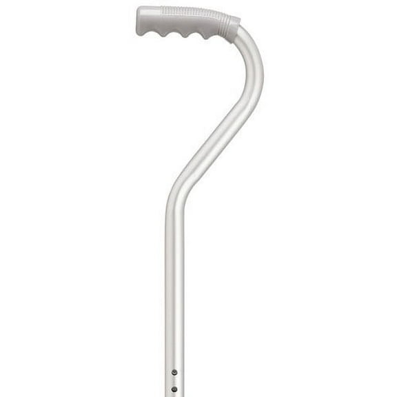 Walking Cane Aluminum Center Balance Cane with plastic finger grip handle and Adjustable nylon security nut