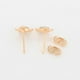 thumbnail image 3 of Aretes Broquel Tortuga Con Cristales Swarovski Oro 14K Lam dorado Unitalla, 3 of 6