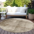 thumbnail image 6 of Addison Rugs Chantille Indoor/Outdoor Transitional Modern Beige Machine Washable Round Rug, 8' x 8', 6 of 7