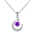 thumbnail image 1 of SIfdSeng Hot Selling Diamond Necklace Creative Jewelry Temperament Diamond Moon Necklace, 1 of 9