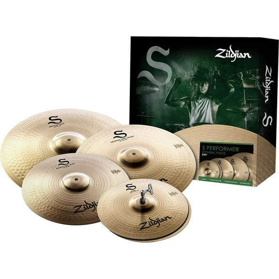 Zildjian S Zildjian Performer Cymbal Pack with Hi-Hats, Crashes, and Ride
