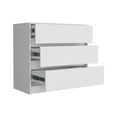 thumbnail image 3 of Newboti Furniture Dresser Maldus, Three Drawers, White Finish 40839, 3 of 7