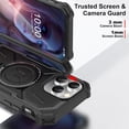 thumbnail image 3 of for iPhone 15 Pro Max Case with Kickstand Shockproof 15 Pro Max Protective Cover for 15 Pro Max 2023 6.7inch - Black, 3 of 6