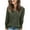 Green, variant on Wancir Women Casual Long Sleeve Sweaters Soft Loose Fit Cable Knit Pullover V Neck Oversized Tunic Sweater Tops